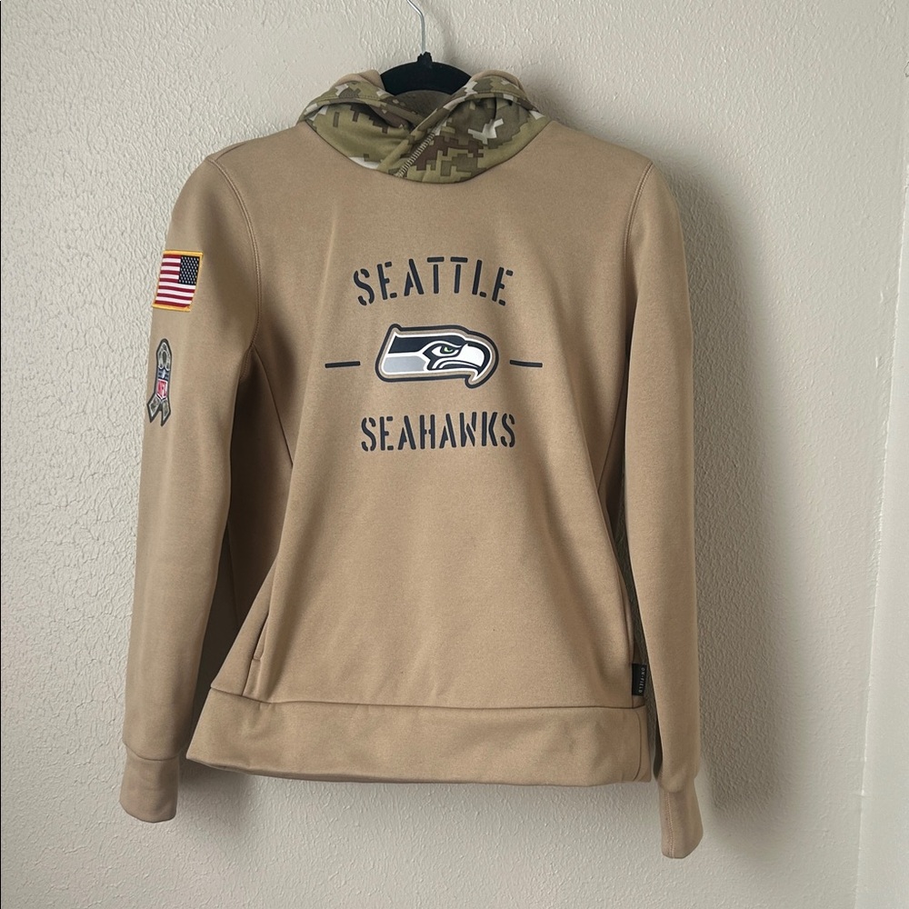 Seattle Seahawks Salute to Service Hoodie Size Small